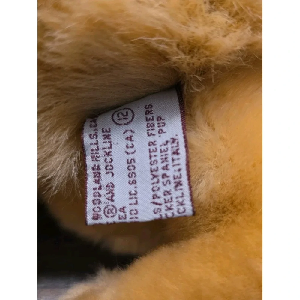 Vintage Avanti Plush Cocker Spaniel Puppy Dog Orange Ball Golden Pup Rare